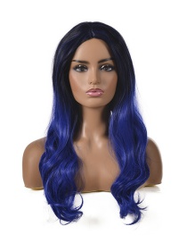 Fashion Wig-1659 High Temperature Silk Long Curly Hair Headgear