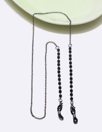 Fashion Black Pearl Beaded Glasses Chain