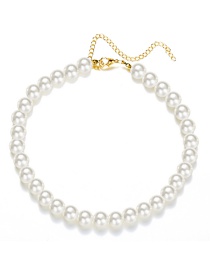 Fashion 4# Pearl Beaded Necklace