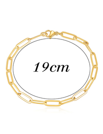 Fashion 19cm Titanium Steel Loop Bracelet