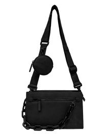 Fashion Black Chain Bag Multifunctional Diagonal Envelope Bag