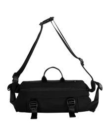 Fashion Black One-shoulder Tooling Diagonal Bag