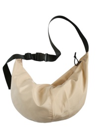 Fashion Beige Large Capacity Nylon Waterproof Shoulder Bag