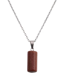 Fashion Nsn00309+o Child Chain Irregular Cylindrical Necklace