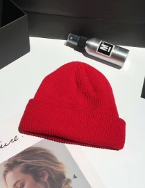 Fashion 【red】 Dome Knitted Wool Toe Cap
