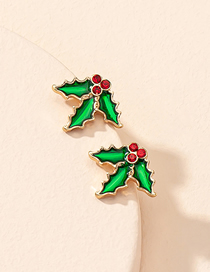 Fashion Leaves Christmas Leaf Earrings