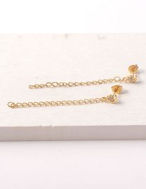 Fashion Gold Copper Gold-plated Diamond Star Lunar Wire