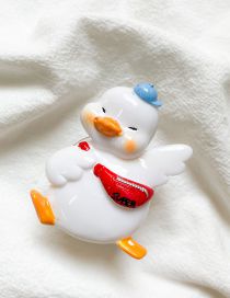 Fashion Little White Duck - Red Backpack Acrylic Duck Cell Phone Airbag Holder