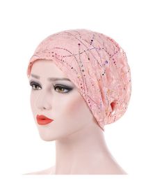 Fashion Pink Lace Breathable Toe Cap