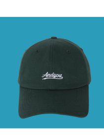 Fashion Army Green Cotton Embroidered Baseball Cap