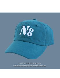 Fashion N8 Standard - Dark Green Cotton Embroidered Baseball Cap
