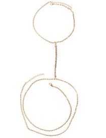 Fashion Gold Alloy Geometric Chain Waist Chain