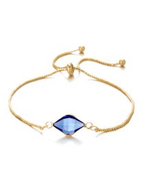 Fashion 14# Alloy Set Diamond Pull Bracelet