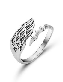 Fashion Wing Alloy Geometric Wing Open Ring