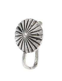Fashion 04 Ancient Silver Umbrella X592 Metal Geometric Umbrella Piercing U-shaped Nose Clip