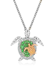 Fashion Turtle Necklace 12246 Alloy Geometric Turtle Necklace