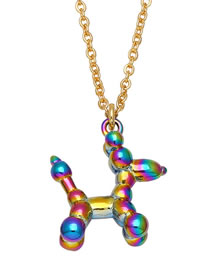 Fashion B Pure Copper Balloon Dog Necklace