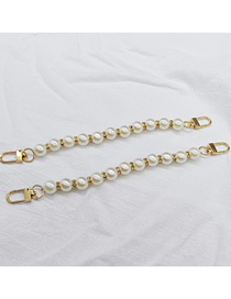 Fashion Accessories - A Pair Of Pearl Chains Pvc Pearl Beaded Removable Buckle