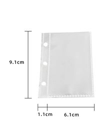 Fashion 10 Pages In One Grid - Three Holes Pvc Transparent Loose-leaf Photo Album