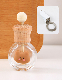 Fashion Cute Bear Cartoon Perfume Glass Empty Bottle