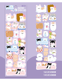 Fashion Cat And Dog Linkage Cartoon Hand Account Stickers
