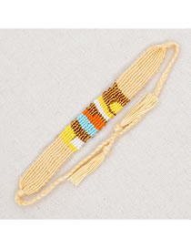 Fashion 12# Geometric Embroidery Floss Braided Bracelet
