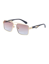 Fashion Tea Blue Pc Frame Sunglasses