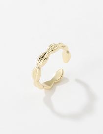 Fashion Oval Ring Solid Copper Oval Ring