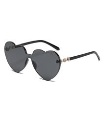 Fashion Black Grey Pc Love Sunglasses
