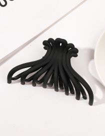 Fashion Black Frosted Scallop Gripper