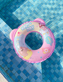 Fashion Three-dimensional Handle Summer Fun 60 Swimming Ring 220g Pvc Cartoon Three-dimensional Handle Swimming Ring  Ordinary Pvc