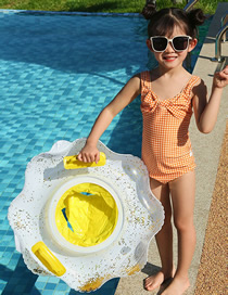 Fashion Sequin Flower Trouser Pocket 230g Suitable For About 1-5 Years Old Pvc Flower Swimming Seat  Ordinary Pvc