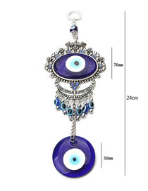 Fashion 5# Geometric Eye Fringe Keychain