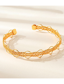 Fashion Gold Metal Line Geometric Necklace