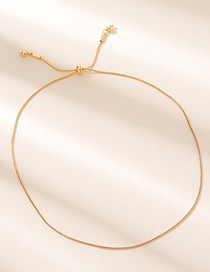 Fashion Gold Alloy Geometric Snake Chain Pull Bracelet