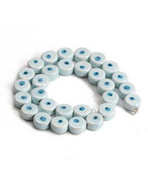 Fashion 2# Ceramic Eye Loose Beads Accessories (20 A Pack)