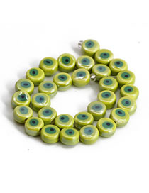 Fashion 6# Ceramic Eye Loose Beads Accessories (20 A Pack)