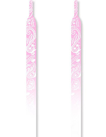 Fashion Cashew Pink Gradient-110cm Cashew Flower Print Gradient Flat Laces