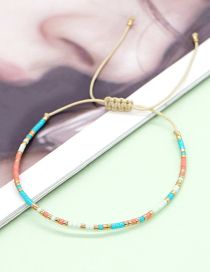 Fashion D Geometric Colorful Rice Beaded Bracelet