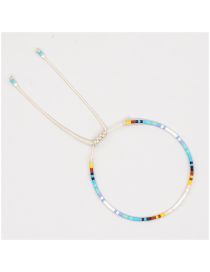Fashion P Geometric Colorful Rice Beaded Bracelet