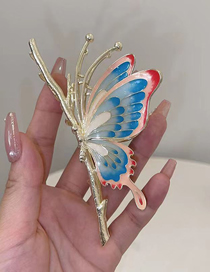 Fashion Gold Painted Butterfly Gripper