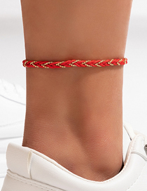 Fashion 4# Colorful Cord Braided Anklet