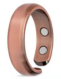 Fashion Bronze Brushed Alloy Geometric Glossy Open Ring