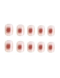 Fashion Mj-182 Blush Edging Glitter [glue Model] (3 Batches) Plastic Wearable Blush Wrap Glitter Wear Nail Art
