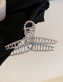 Fashion 20# Grab Clip-silver Color Cross Metal Cross Grips