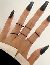Fashion 3# Alloy Geometric Ring Set