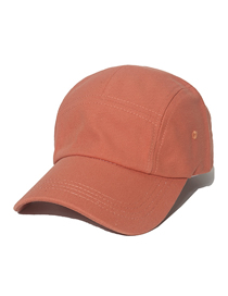 Fashion Orange Cotton Soft Top Baseball Cap