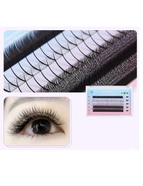 Fashion Fairy + Clover + Lower Flat Hair Five Rows Of Mixed Natural False Eyelashes