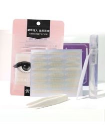 Fashion L Thick Section [960 Stickers] + Watering Can/tool Lace Mesh Olive Double Eyelid