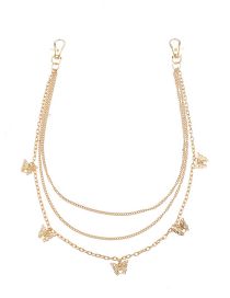 Fashion Gold Metal Cutout Butterfly Chain Waist Chain